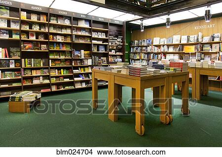 Large Bookstore Interior View Large Photo Image Picture - Large Bookstore Interior. Fotosearch