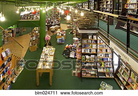 Large Bookstore Interior View Large Photo Image Stock Image - Large Bookstore Interior. Fotosearch