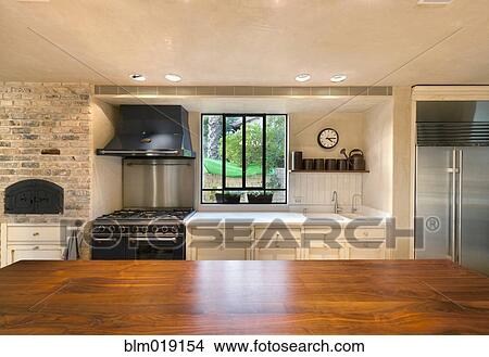 Large Counter Top in a Home Kitchen View Large Photo Image Picture - Large Counter Top in a Home Kitchen. Fotosearch