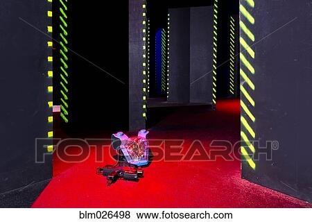 Laser game area View Large Photo Image Stock Photo - Laser game area . Fotosearch