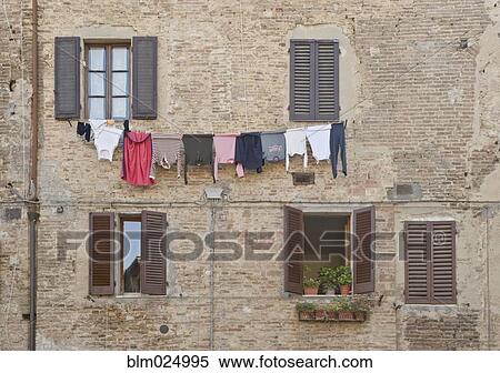 Laundry Out to Dry View Large Photo Image Stock Photography - Laundry Out to Dry. Fotosearch
