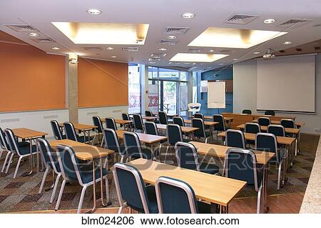 Stock Photograph - Lecture Room in Hotel. Fotosearch