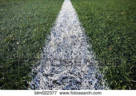 Line on Sports Field View Large Photo Image Stock Photo - Line on Sports Field. Fotosearch