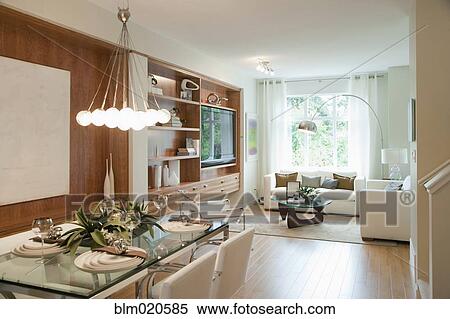 Living and Dining Area View Large Photo Image Stock Photography - Living and Dining Area. Fotosearch
