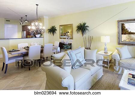 Living and Dining Room View Large Photo Image Picture - Living and Dining Room. Fotosearch