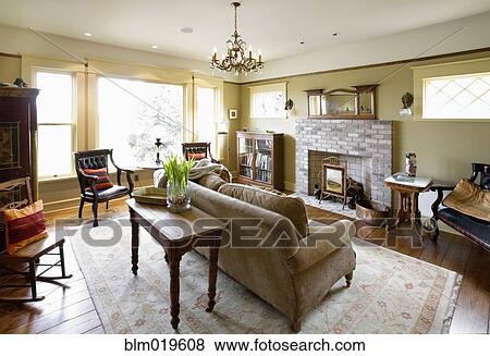 Stock Photo - Living Room. Fotosearch