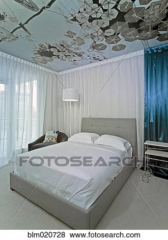 Stock Photo - Luxury Condo Bedroom. Fotosearch