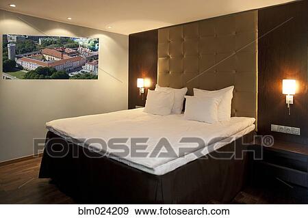 Stock Photo - Luxury Hotel Bed. Fotosearch