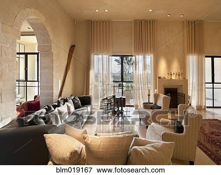 Luxury Living Room View Large Photo Image Stock Photo - Luxury Living Room. Fotosearch