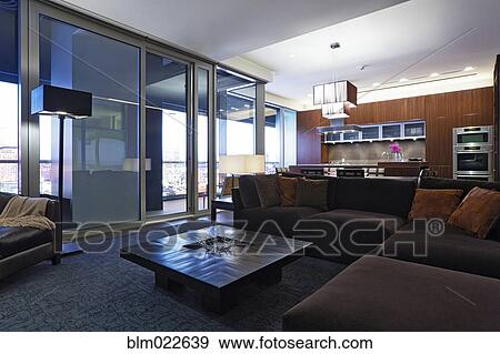 Stock Photo - Luxury Living Room. Fotosearch