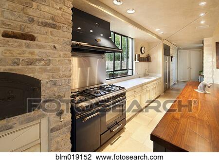 Luxury Residential Kitchen View Large Photo Image Stock Image - Luxury Residential Kitchen. Fotosearch