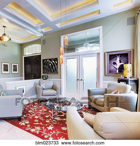 Stock Image - Luxury Sitting Room. Fotosearch