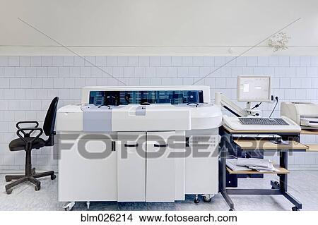 Machinery in blood test laboratory View Large Photo Image Picture - Machinery in blood test laboratory. Fotosearch