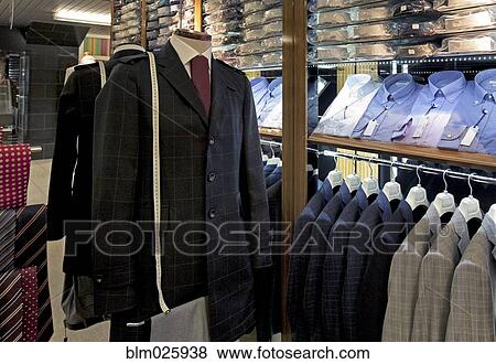Stock Photo - Menswear on display . Fotosearch