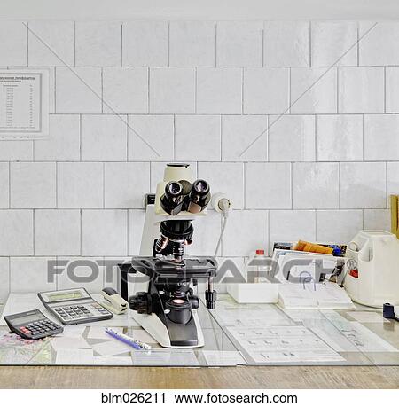 Microscope and scientific equipment in a laboratory View Large Photo Image Stock Image - Microscope and scientific equipment in a laboratory. Fotosearch