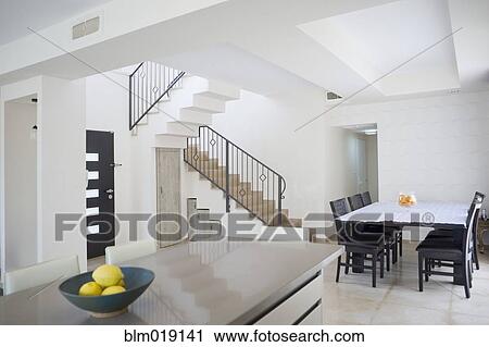 Modern Dining Area View Large Photo Image Stock Image - Modern Dining Area. Fotosearch