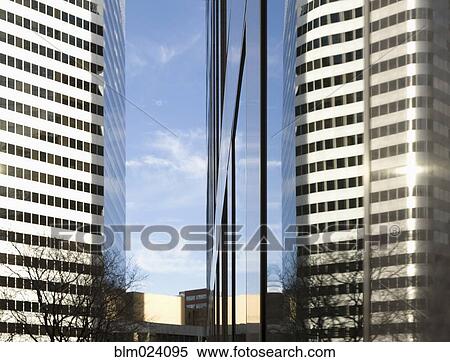 Stock Photography - Modern High Rise Office Buildings. Fotosearch