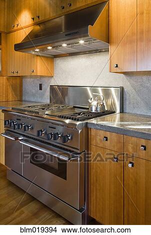 Modern Kitchen View Large Photo Image Picture - Modern Kitchen. Fotosearch