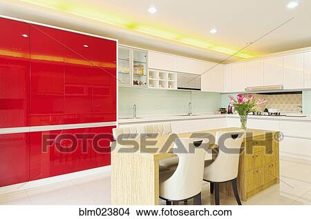 Modern kitchen View Large Photo Image Picture - Modern kitchen . Fotosearch