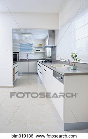 Modern Kitchen View Large Photo Image Stock Photograph - Modern Kitchen. Fotosearch
