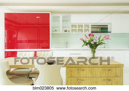 Modern kitchen View Large Photo Image Stock Photography - Modern kitchen . Fotosearch