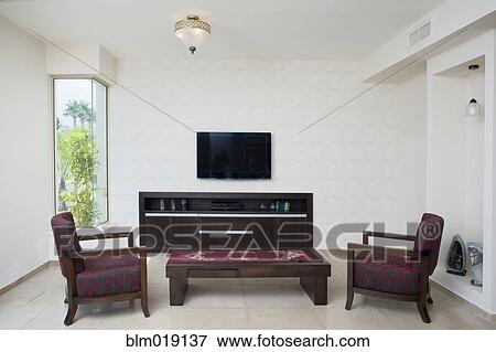 Modern Living Room View Large Photo Image Stock Photo - Modern Living Room. Fotosearch