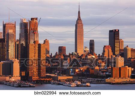 NYC Skyline View Large Photo Image Picture - NYC Skyline. Fotosearch