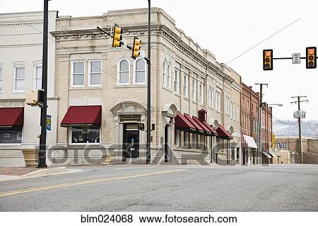 Stock Photo - Old Fashioned Main Street. Fotosearch