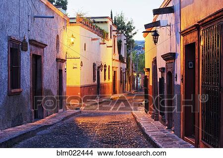 Old World Street Scene View Large Photo Image Picture - Old World Street Scene. Fotosearch