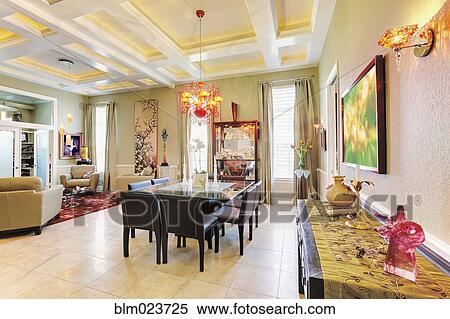 Stock Photography - Ornate Dining Room. Fotosearch