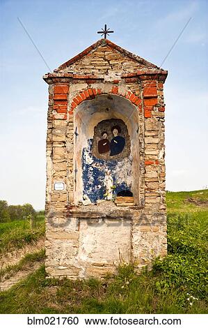 Outdoor Catholic Shrine View Large Photo Image Stock Image - Outdoor Catholic Shrine. Fotosearch
