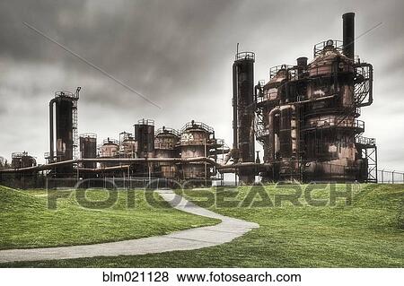 Park Factory View Large Photo Image Stock Photo - Park Factory. Fotosearch
