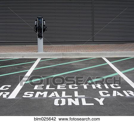 Parking and plug in recharging station View Large Photo Image Stock Image - Parking and plug in recharging station. Fotosearch