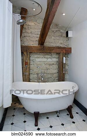 Stock Image - Pdaste Manor Bathtub. Fotosearch