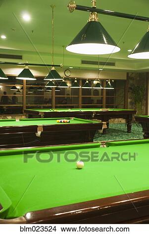 Picture - pool table. Fotosearch