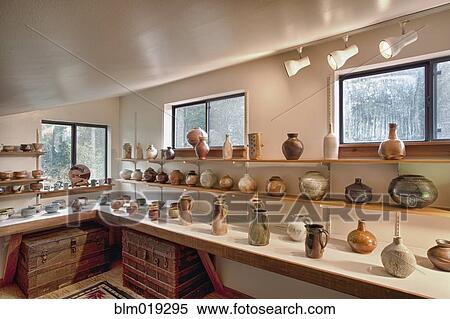 Pottery Studio View Large Photo Image Stock Photography - Pottery Studio. Fotosearch