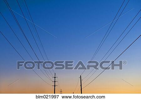Power Lines View Large Photo Image Stock Photo - Power Lines. Fotosearch