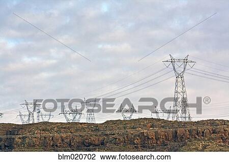Power Pylons and Lines View Large Photo Image Stock Image - Power Pylons and Lines. Fotosearch