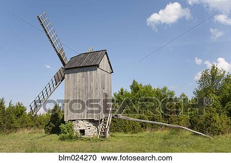 Preserved Windmill View Large Photo Image Stock Image - Preserved Windmill. Fotosearch