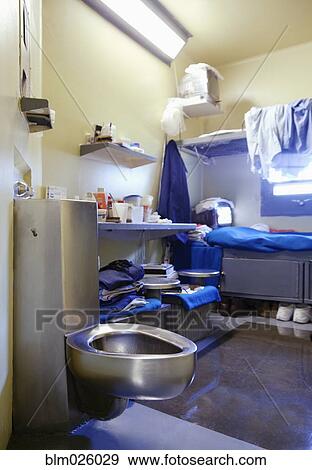 Prison cell View Large Photo Image Stock Photo - Prison cell. Fotosearch