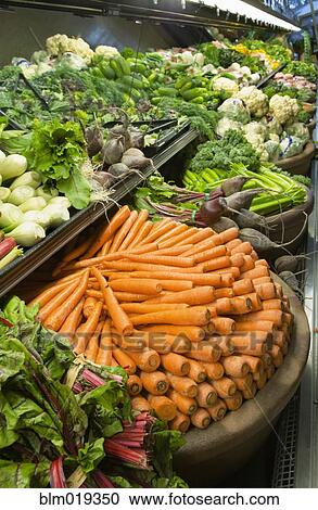 Stock Image - Produce Aisle. Fotosearch