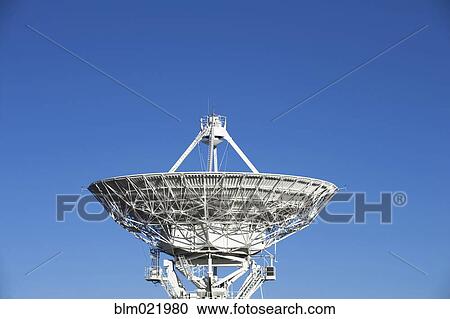 Stock Image - Radio Telescope. Fotosearch