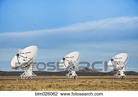 Radio telescopes in the landscape in New Mexico View Large Photo Image Stock Image - Radio telescopes in the landscape in New Mexico. Fotosearch