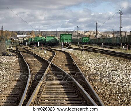 Railway tracks in industrial environment in Ida-Viru County, Estonia View Large Photo Image Stock Image - Railway tracks in industrial environment in Ida-Viru County, Estonia. Fotosearch