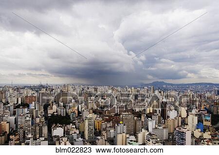 Rain Shower Approaching Downtown Sao Paulo View Large Photo Image Stock Image - Rain Shower Approaching Downtown Sao Paulo. Fotosearch