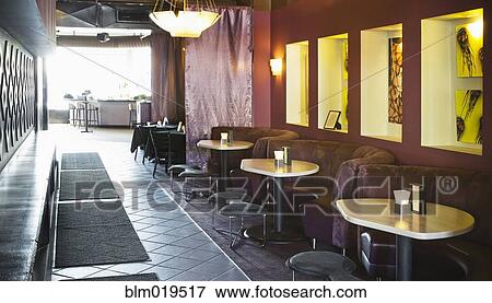 Stock Photo - Restaurant Bar Seating. Fotosearch