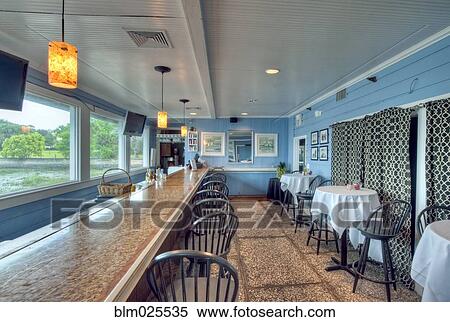 Restaurant Dining Room interior View Large Photo Image Stock Photography - Restaurant Dining Room interior. Fotosearch