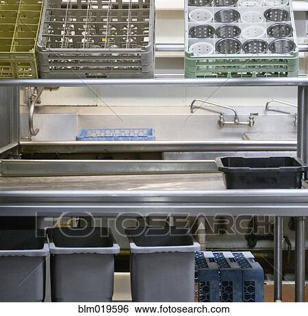 Restaurant Kitchen View Large Photo Image Stock Photograph - Restaurant Kitchen. Fotosearch