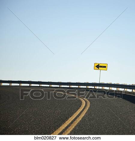 Road Curving Left View Large Photo Image Stock Photo - Road Curving Left. Fotosearch