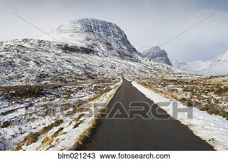 Road to Applecross in winter View Large Photo Image Stock Image - Road to Applecross in winter. Fotosearch